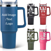 Personalized Photo 20oz 30oz Stainless Steel Tumbler,Custom Coffee Tumbler Cup With Lid And Strawstraw Vacuum Insulated With Text Photo Logo (PERSONALIZED)