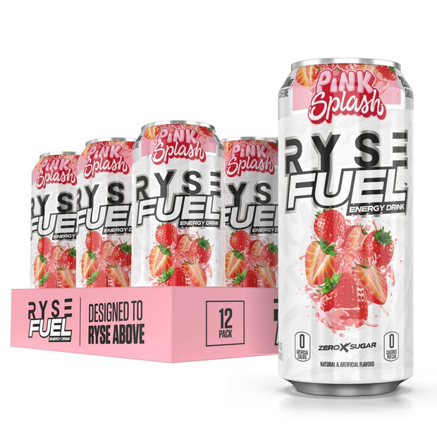RYSE Fuel Energy Drink - Variety Pack - Sugar Free, Gluten Free & Vegan - 200mg Natural Caffeine, Taurine & Choline for Focus & Energy - No Artificial Colors - 16 fl oz Cans (12-Pack)