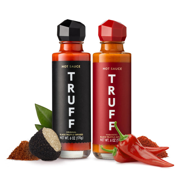 TRUFF Original Black Truffle Hot Sauce, Gourmet Hot Sauce with Ripe Chili Peppers, Black Truffle Oil, Agave Nectar, Unique Flavor Experience in a Bottle, 6 oz.