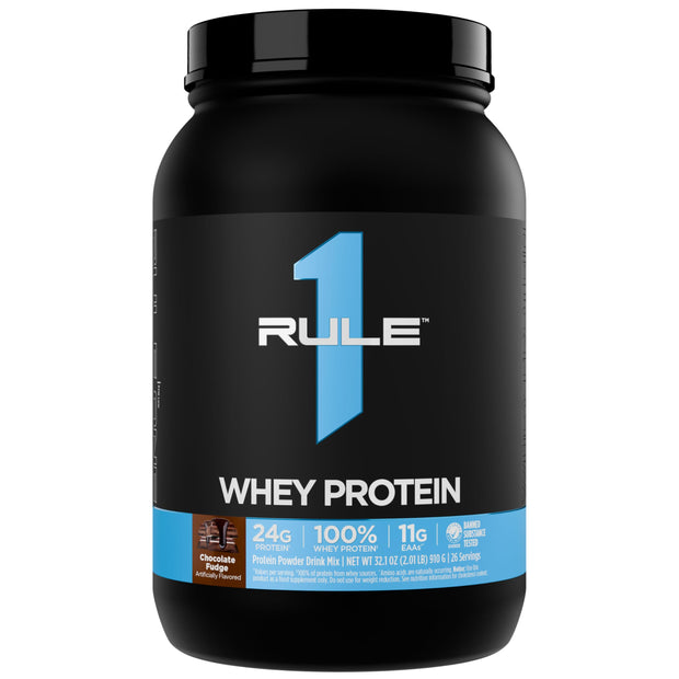 Rule 1 Whey Protein – 24g Fast-Acting Protein from All-Whey Sources with Naturally Occurring EAAs & BCAAs for Workout Recovery or Anytime Use (5 Pounds*, Vanilla Ice Cream)