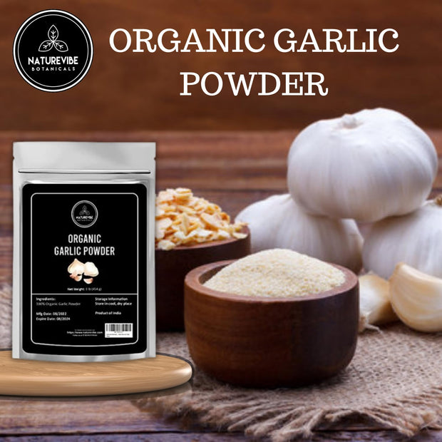 Naturevibe Botanicals Garlic Ground Powder, 5lbs | Raw, Gluten-Free & Non-GMO | Healthy Spice | Adds Flavor and Taste | [Packaging May Vary]