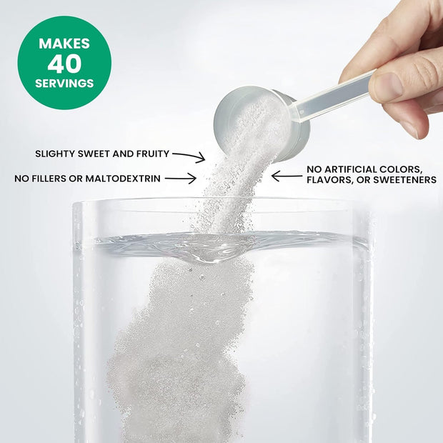 Vitalyte Electrolyte Powder Drink Mix, Isotonic Electrolyte Hydration Mix, Gluten Free Post Workout Powder Mix, Pack of 1, 35 oz., Cranberry Frost Flavor