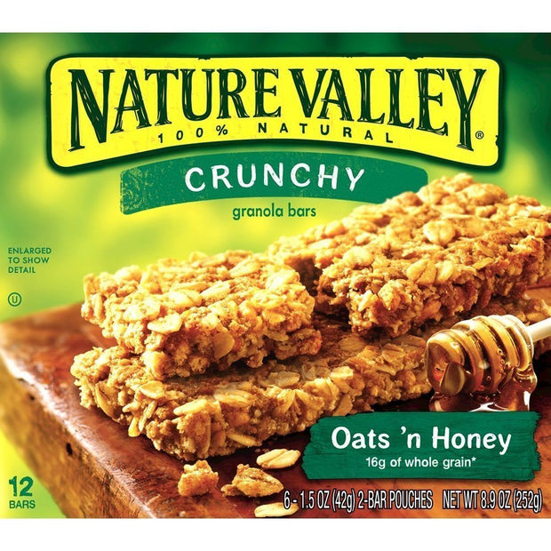 Nature Valley Crunchy Granola Bars Oats 'N Honey, 98-Count 1.49oz bars