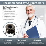 S Cervical Neck Traction Device for Instant Neck Pain Relief - Inflatable & Adjustable Neck Stretcher Neck Support Brace, Neck Traction Pillow for Home Use Neck Decompression