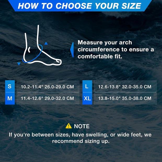 Nvorliy AquaSkin Pro Ankle Brace, Quick-Dry & Chlorine-Resistant Ankle Sleeve for Swimming, Surfing, Diving, Paddle Boarding & Aquatic Recovery–Ultra-Thin Support for Men & Women (Right, L)