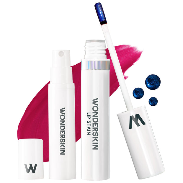 Wonderskin Wonder Blading Lip Stain Peel Off Masque - Long Lasting, Waterproof and Transfer Proof Nude Lip Tint, Matte Finish Peel Off Lip Stain (Whimsical Masque)