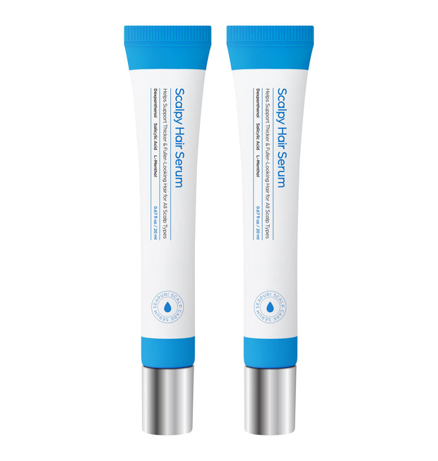 Scalpy Hair Growth Serum for Hair Loss & Thinning | Mothers Day Gifts for Mom | Scalp Massager Treatment w/Salicylic Acid, Menthol, Dexpanthenol | Non-Greasy, Lightweight | Exfoliate Dandruff