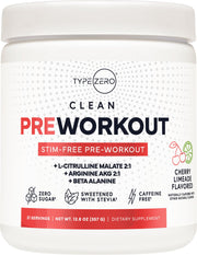Ultra Clean Stim Free Pump Pre Workout + Nitric Oxide Booster (Fruit Punch) Beetroot, 7G Arginine Citrulline Malate, Betaine, Beta A, ACV+ - Sugar/Caffeine Free Natural Non Stim Preworkout Men & Women