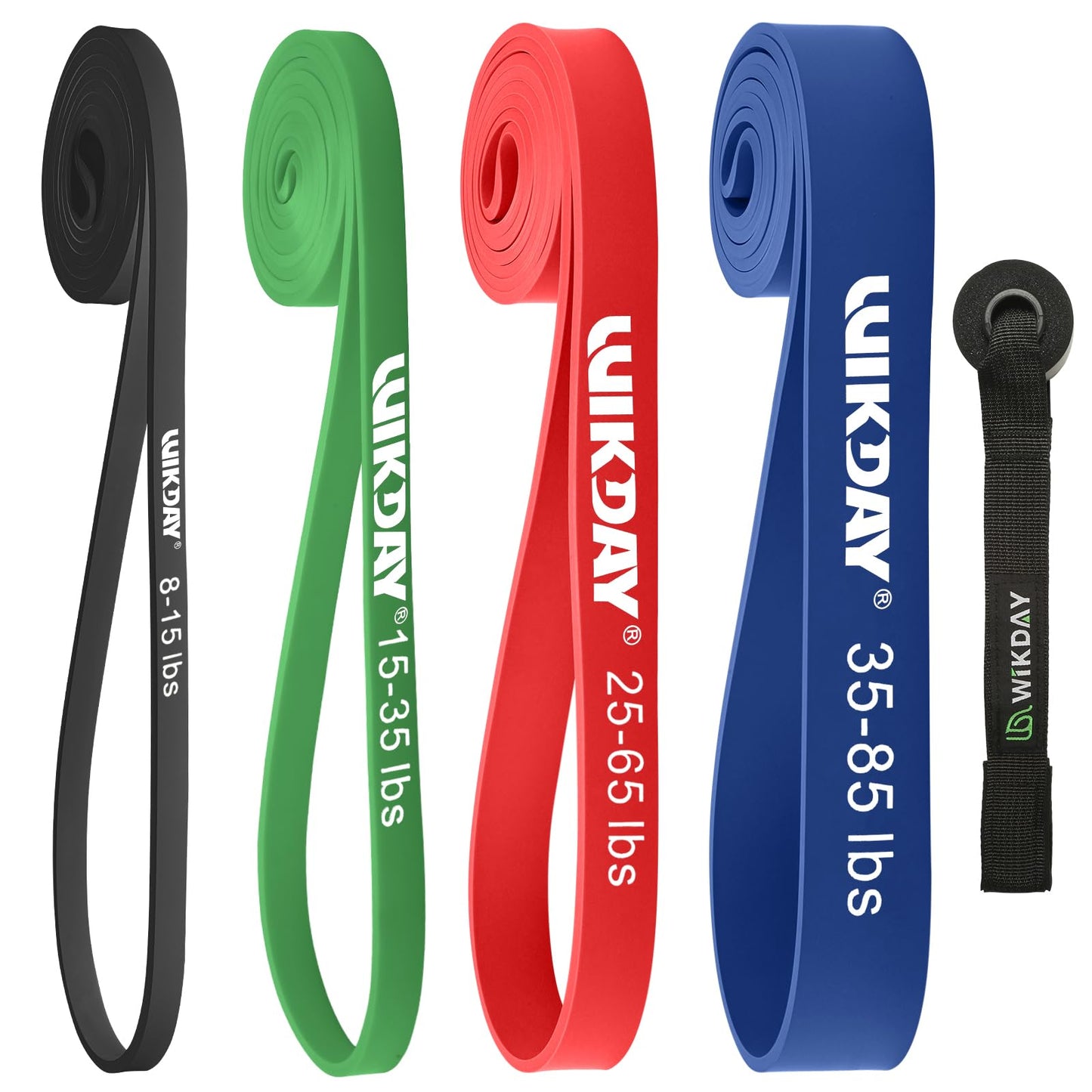 Resistance Bands, Pull Up Bands, Workout Bands for Exercise, Thick Heavy Resistance Band Set with Door Anchor, Elastic Bands for Body Stretching, Crossfit Training at Home/Gym Men & Women Women
