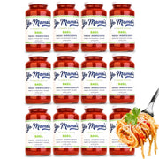 Yo Mama's Foods Keto Marinara Pasta Sauce - (3) 12.5 Ounce Jars - No Sugar Added, Low Carb, Low Sodium, Gluten Free, Paleo Friendly, and Made with Fresh, Non-GMO Tomatoes