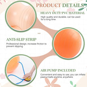 Jexine 3-Piece Anti-Burst Peanut Shape Ball Set - Exercise Yoga Balance Stability Ball for Kid Therapy, Pregnancy, and Home Gym, Includes 1 Pump, 3 Size Options