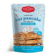 Miss Jones Baking Original Oat Pancake and Waffle Mix - Made with Oat Flour, Gluten Free, 10g of Protein, 100% Whole Grains,13.99 Ounce (Pack of 1)