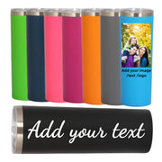 Personalized Photo 20oz 30oz Stainless Steel Tumbler,Custom Coffee Tumbler Cup With Lid And Strawstraw Vacuum Insulated With Text Photo Logo (PERSONALIZED)