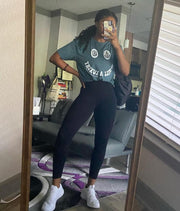 Women's Yoga Pants 7/8 High Waisted Workout Yoga Leggings for Women Butt Lifting Tummy Control Booty Tights