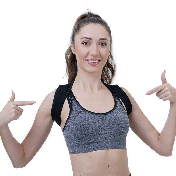 Posture Corrector for Women and Men,Adjustable Upper Back Brace, Breathable Back Support straightener, Providing Pain Relief from Lumbar, Neck, Shoulder, and Clavicle, Back.
