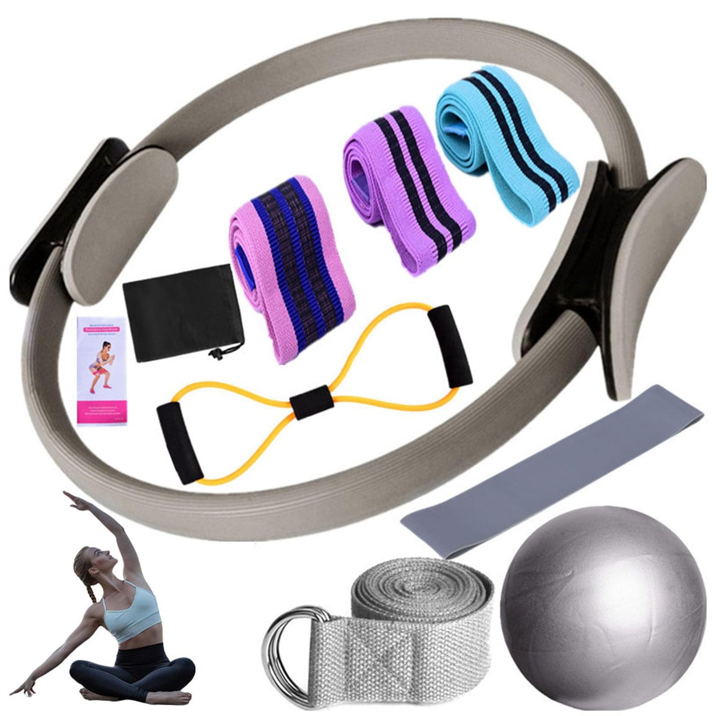Pilates Essentials Kit for Women, Better Me Pilates Essentials Kit for Women, Foldable Pilates Machine & Equipment for Home Use and Gym Workout, Suitable for Advanced and Beginners Users