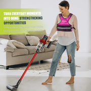 Weighted Vest Adjustable Weights for Women, 6-12 Lbs Weight Vest for Walking with Plus Size Pocket, Ruck Vest with 6 Ironsand Weights & Reflective Strip for Running, Workouts & Strength Training