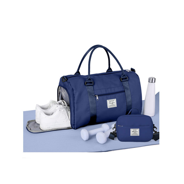 Weekender Duffel Bags for Women Men, Travel Totes Bag for Airplane, Cute Sports Gym Dance Overnight Luggage Bag with Wet Pocket Shoe Compartment, Carry On Hospital Bag for Labor and Delivery