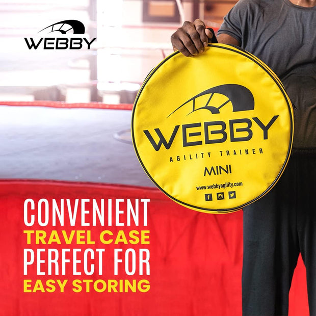 Webby Agility Trainer – Circle Speed and Agility Ladder for High Intensity Reactive Footwork Drills and Skills – A Circular Piece of Reaction Training Equipment That Changes The Way You Move
