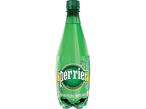 Perrier Mineral Water, .5 Liter, Portable Plastic Bottles, 24/CT, GN