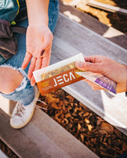 JECA® Almond Dates Energy Bars - Plant-Based Snack with Oats, Almonds, Dates, Peanuts, & Organic Agave Nectar - Vegan, Gluten-Free, Non-GMO - Natural Ingredients - Chewy Texture - 1.8 oz, 12-Pack