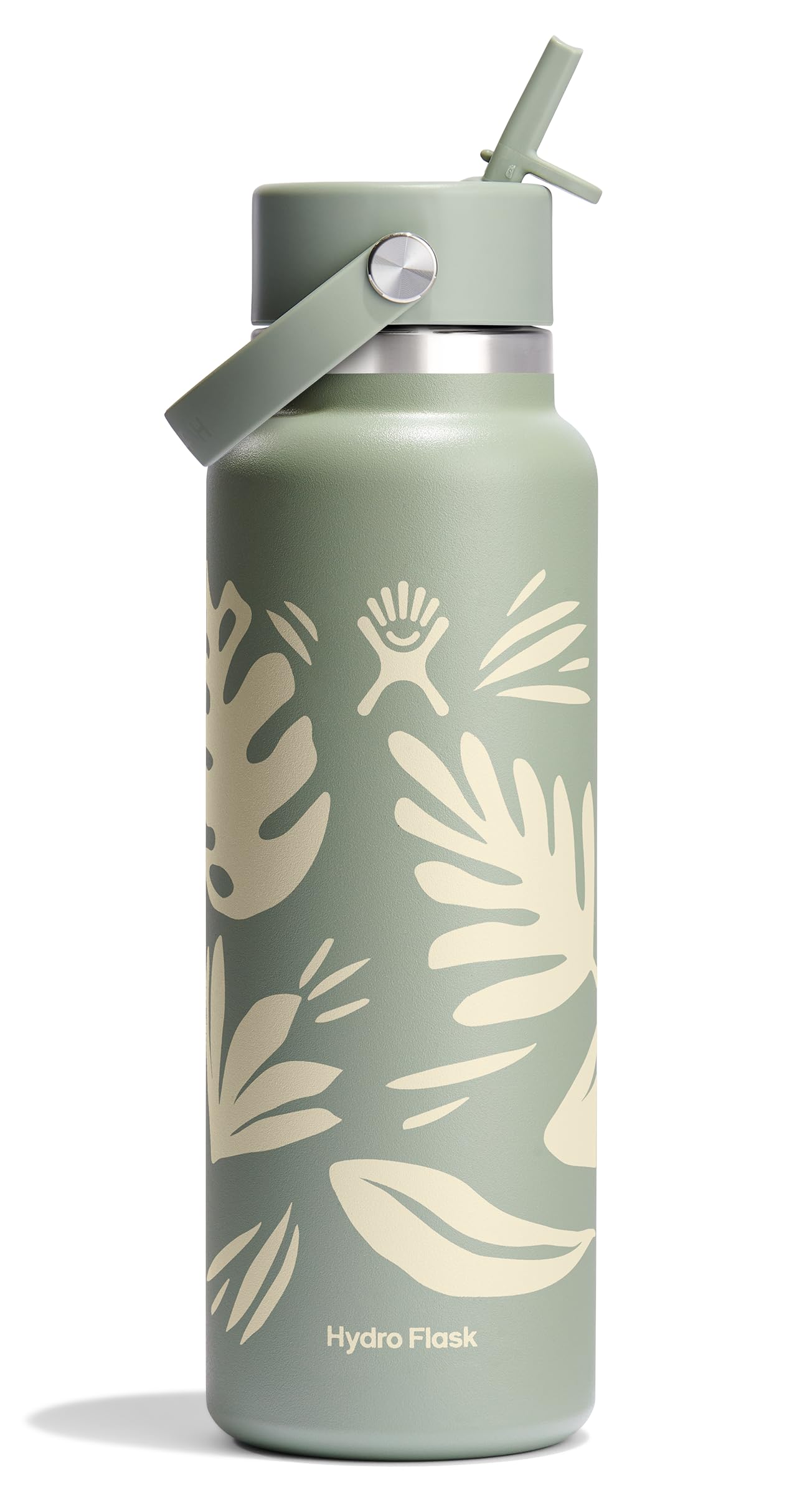 Hydro Flask 32 Oz Wide Flex Straw Cap Bottle - Insulated Stainless Steel - Wide Straw Lid, Non Spill, Leakproof in Jelly Pink