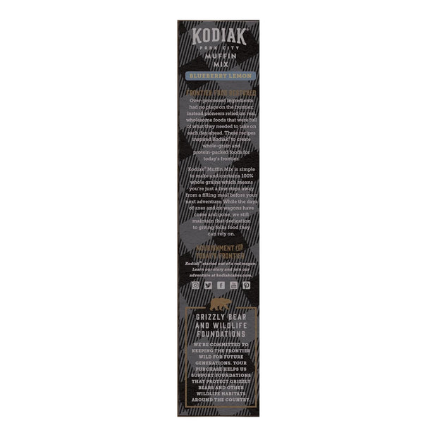 Kodiak Cakes Power Bake, Protein Muffin Mix, Blueberry Lemon, 14 Ounce (Pack of 6)