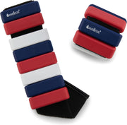 Weighted Bangles – Adjustable Ankle and Wrist Weights for Women & Men – Set of Ankle Weights 2 lbs (1 lb Each Wrist Weight) | Weighted Arm Bands for Pilates, Yoga, Running & Walking