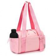 SKYSPER Small Gym Bag for Women - Mini Duffle Bag with Wet Compartment, Lightweight Waterproof Gym Tote Bag for Dance, Travel, Cute & Compact Workout Bag for Girl (Black)