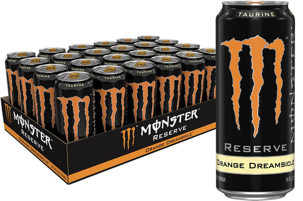 Monster Energy Reserve Orange Dreamsicle, Energy Drink, 16 Ounce (Pack of 15)