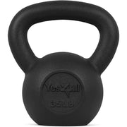 Yes4All 5-80 lbs Cast Iron Kettlebell for Dumbbell Weights Exercises, Gym, Full Body Home Workout Equipment, Push up, Grip and Strength Training