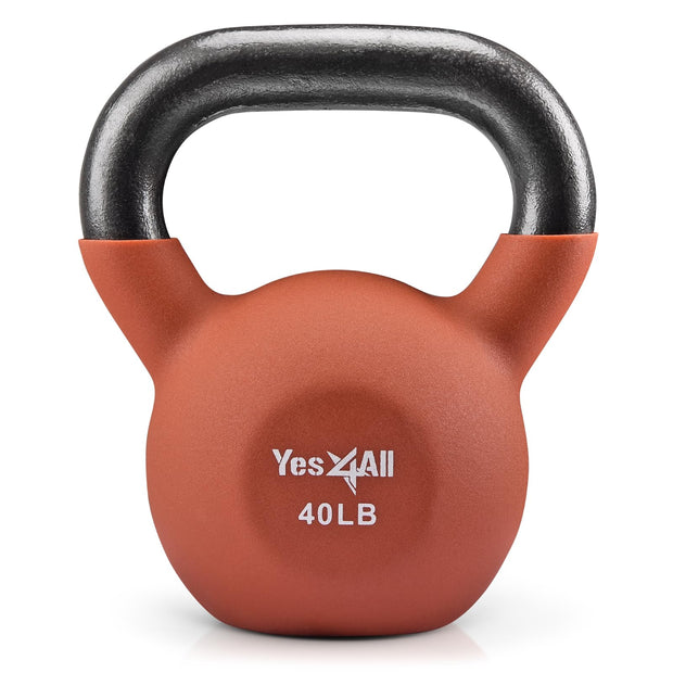 Yes4All Kettlebells 5lbs-65lbs & Kettlebell Sets Adjustable Weights, Kettlebell for Weight Training, Home Workout Equipment with Secure Grip for High Rep, Exercise Equipment