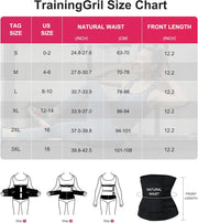 TrainingGirl Women Waist Trainer Cincher Corset Tummy Control Workout Sweat Band Slimmer Belly Belt Weight Loss Sports Girdle