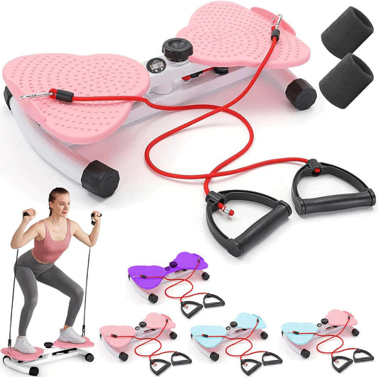2025 Merachfit Waist Twisting, Waist Twisting Fitness Tool, Ab Twister Board, Adjustable Noiseless Home Gym Exercise Equipment for Women Men, 300 LBS Capacity, with Digital Display