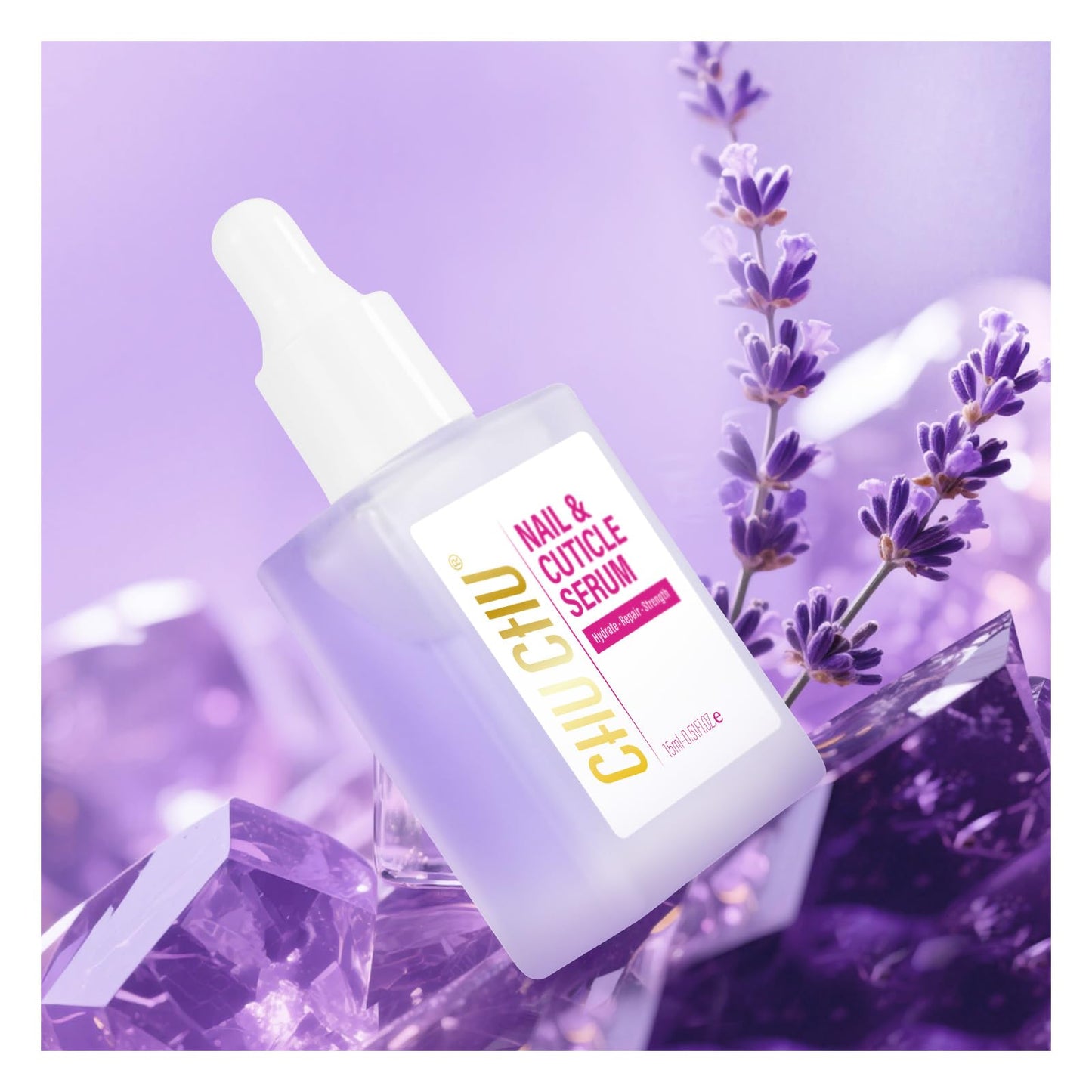 CHUCHU Nail Growth and Strengthening Serum: Fast Absorbing Honey Milk Fragrance Protein – Cuticle Care Treatment for Women Men Professional Home - Ideal Gift for Nail Care Enthusiasts