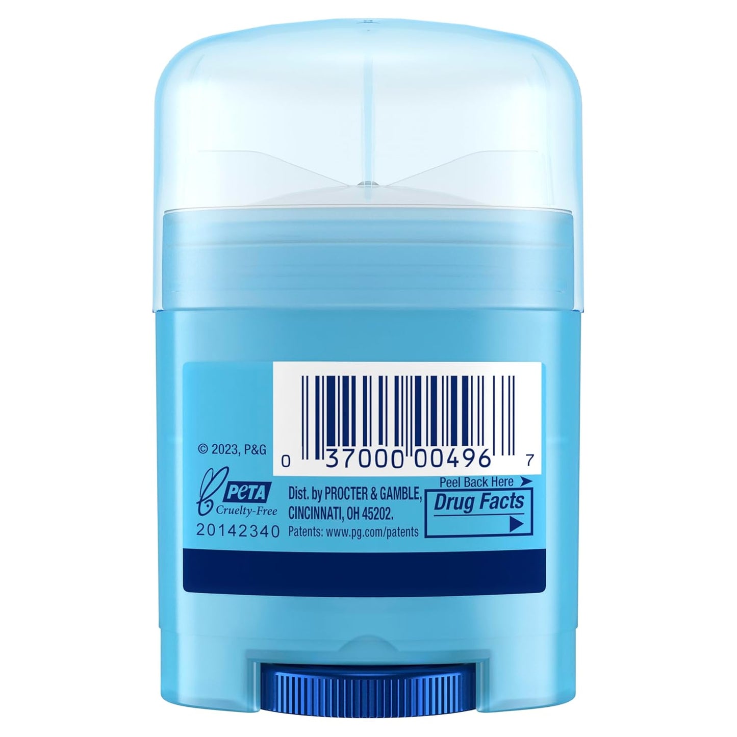Secret Outlast Antiperspirant Deodorant for Women, 72hr Sweat & Odor Protection, PH Balancing Minerals, Invisible Solid, Completely Clean Scent, Travel Size, 0.5 oz