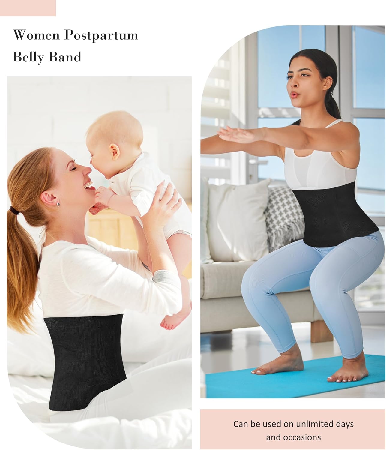 Nebility Womens' Waist Trainer Tummy Control Waist Cincher Slim Body Shaper