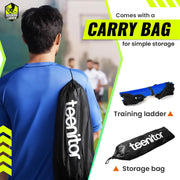 Teenitor Agility Ladder Speed Ladder Training Ladder for Soccer, Speed, Football Fitness Feet Training Carry Bag Agility Training Equipment 13 rungs, 23 feet