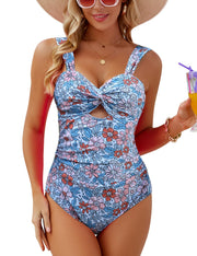 VIMPUNEC Women One Piece Tummy Control Swimsuit High Waisted Bathing Suit Cut Out Swimwear