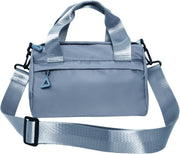 Mini Black Gym Bag Sport Bag Adjustable Small Duffle Bag Detachable Strap Gym Tote For Women Small Duffle Bag (Blue)