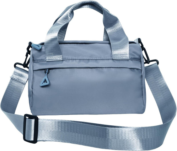 Mini Black Gym Bag Sport Bag Adjustable Small Duffle Bag Detachable Strap Gym Tote For Women Small Duffle Bag (Blue)