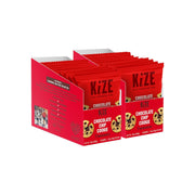 KiZE Energy Bars - Chocolate Chip Cookie - 20 Count - Almond-Butter-Based, Gluten Free, Dairy Free, Non-GMO, and High Protein Meal Replacement Energy Bars, Clean and Simple Food Ingredients - 10g High Protein Snacks (20 Count)