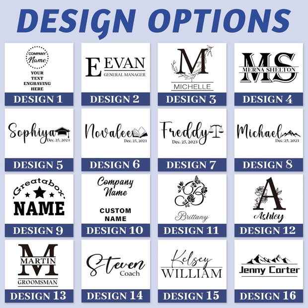 Personalized Tumblers with Names - Made in USA, Personalized Birthday Gifts for Women Men, 20 Oz Custom Stainless Steel Coffee Tumbler for Office Gifts, Customized Travel Cup Mug Wholesale