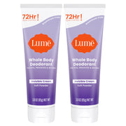 Lume Whole Body Deodorant - Invisible Cream Tube - 72 Hour Odor Control - Aluminum Free, Baking Soda Free, Skin Safe - 3.0 ounce (Toasted Coconut)