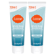 Lume Whole Body Deodorant - Invisible Cream Tube - 72 Hour Odor Control - Aluminum Free, Baking Soda Free, Skin Safe - 3.0 ounce (Toasted Coconut)