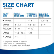 United Ortho Short Air Cam Walker Fracture Boot, Large, Black