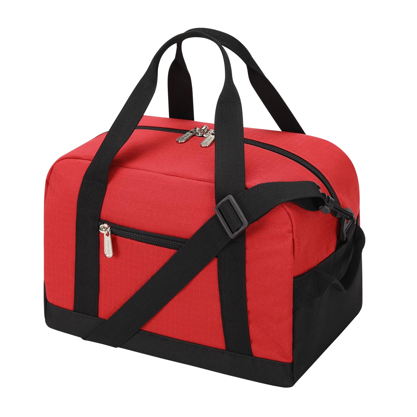 Small Gym Bag Carry On Bag - 12 in Mini Duffle Bag Lightweight for Overnight Travel（Black）
