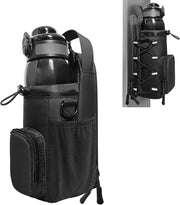 Magnetic Gym Bag for Men and Women, Magnetic Water Bottle Holder for Gym, Small Gym Bag, Gym Gifts,Gym Accessories (Black)