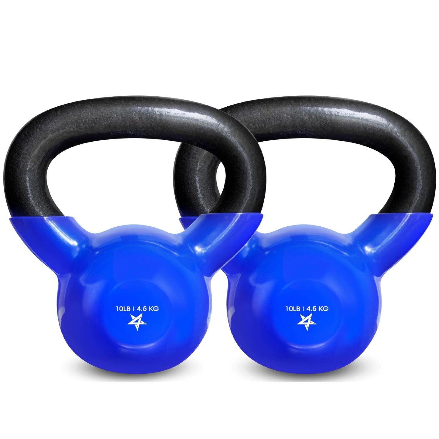 Yes4All 5-100 LB Kettlebells Vinyl Coated Cast Iron for Dumbbell Weights Exercises, Gym, Fitness, Full Body Workout Equipment Push up, Grip and Strength Training