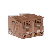 KiZE Energy Bars - Peanut Butter - Gluten Free, Non-GMO, and High Protein Meal Replacement Energy Bars, Clean and Simple Food Ingredients - 10g High Protein Snacks, (10 Count)